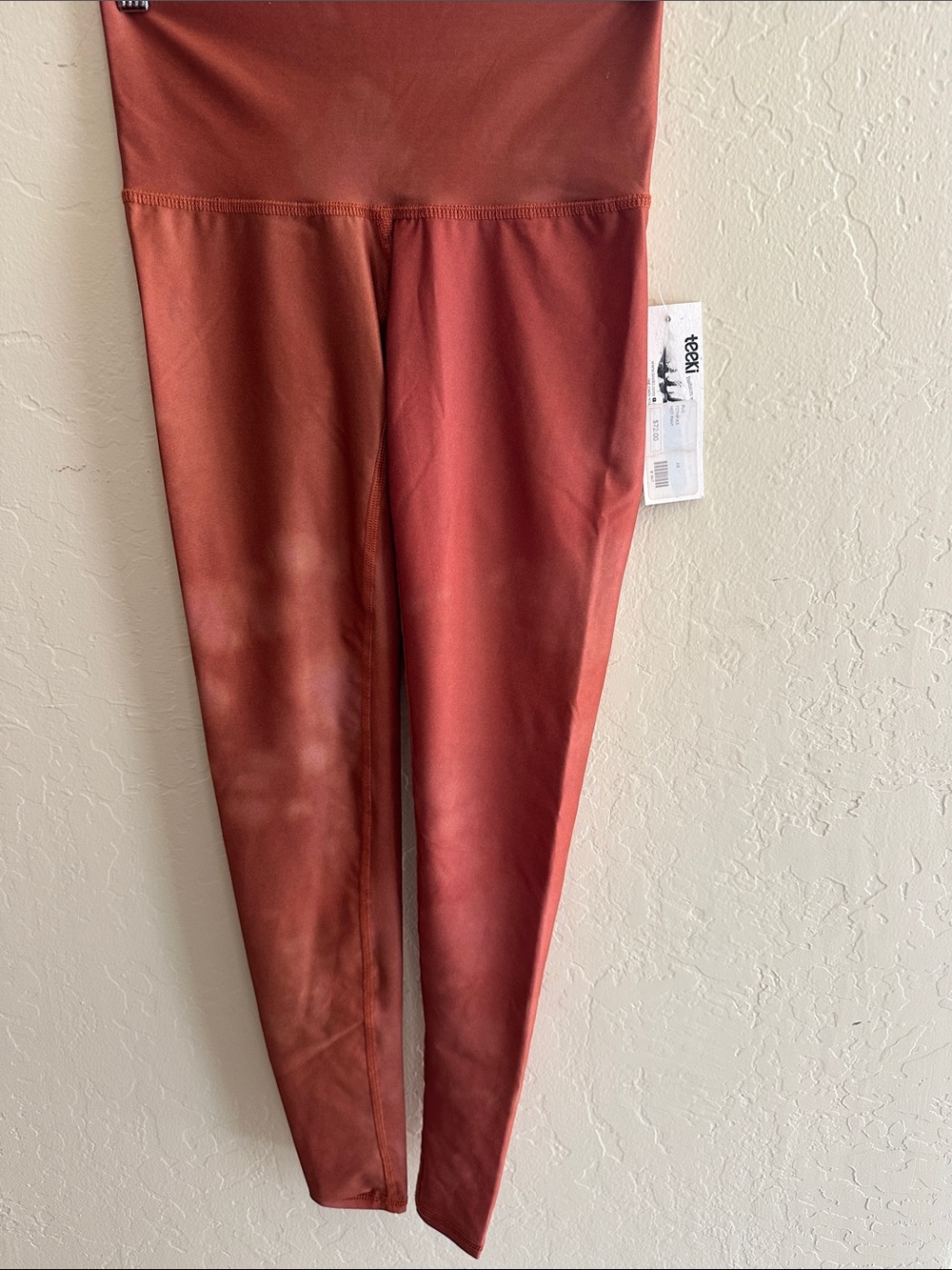 teeki High-Waist Leggings in Rust